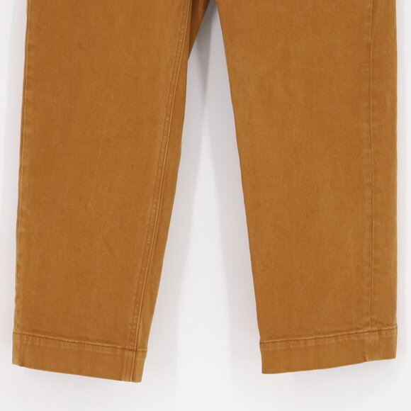 EVERLANE Cropped Straight Short Pant Golden Brown Size 2 - Picture 5 of 10